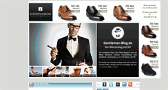 Desktop Screenshot of gentleman-blog.de